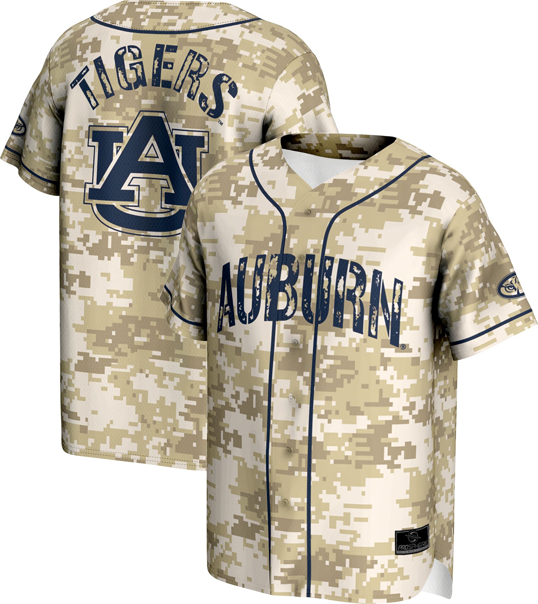 ProSphere Men's Auburn Tigers Natural Baseball Jersey | Dick's