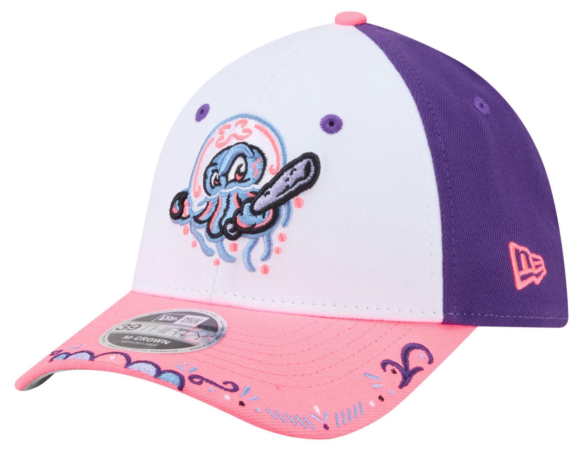 New Era Adult Southern Maryland Blue Crabs Purple Copa 39Thirty