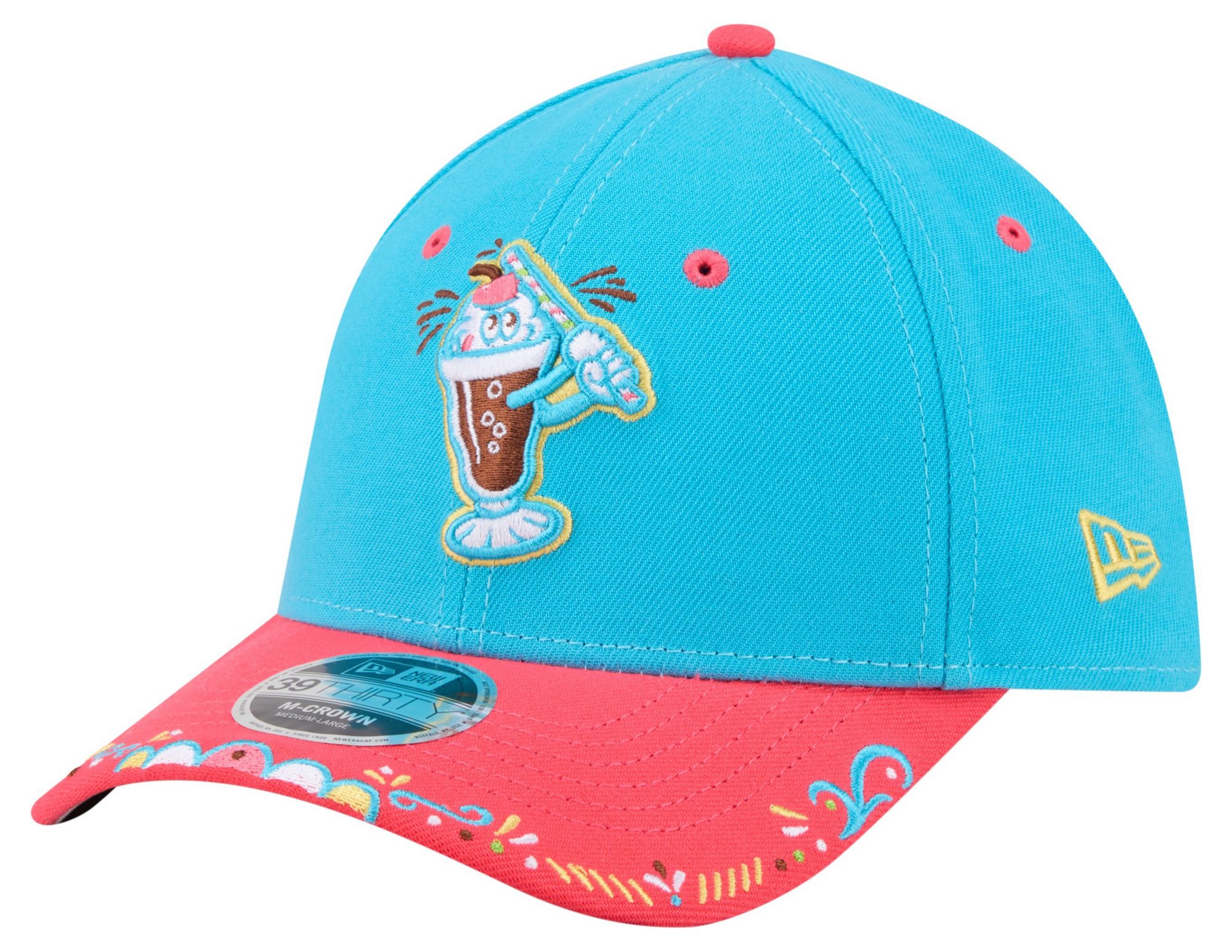 New Era Adult Frederick Keys Light Blue Copa 39Thirty Adjustable
