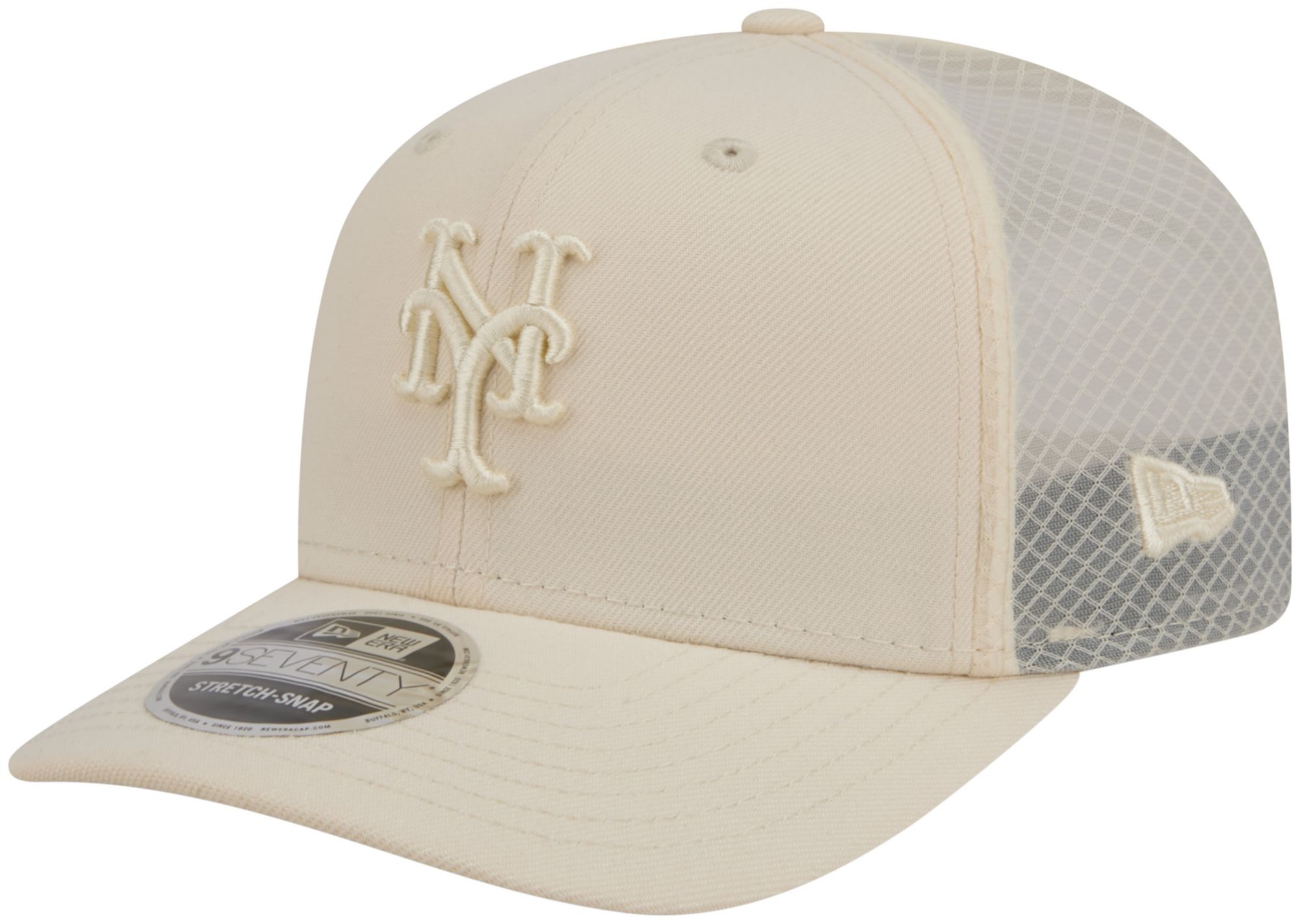 New Era Adult New York Mets Cream Color Pack 9Seventy Adjustable