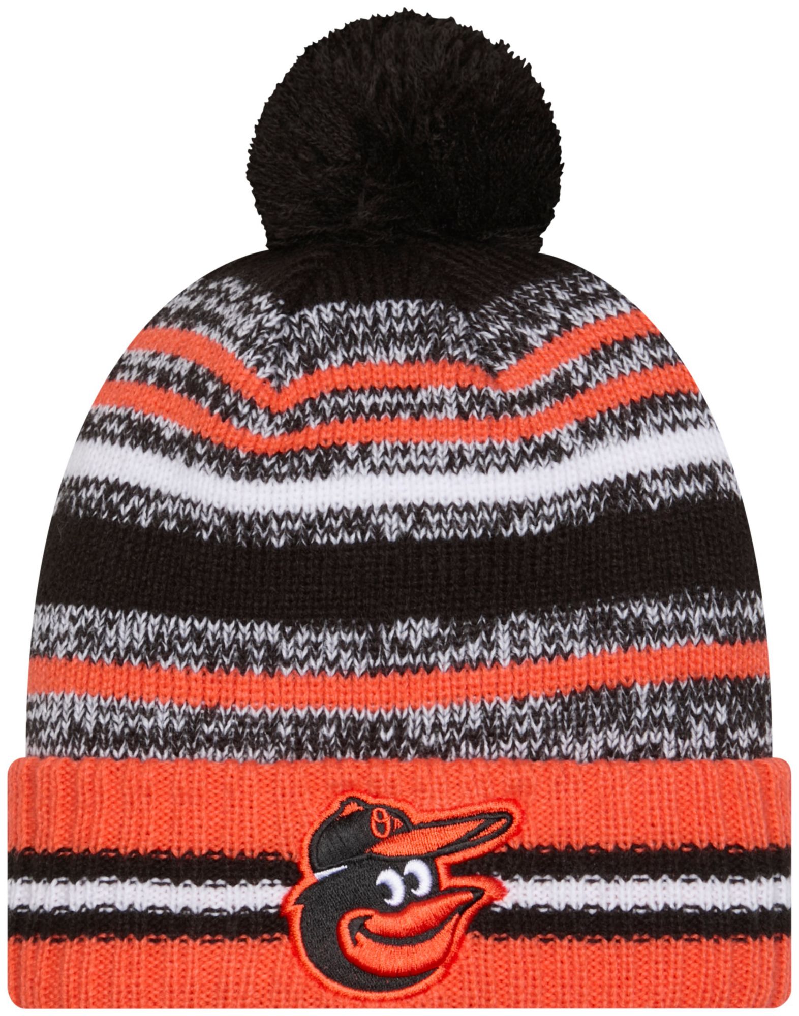 BIRD MAN / FIRE BALL / LIFE STYLE スリーブ付き New Era Adult Baltimore Orioles Black Cheer Knit Hat | Dick's
