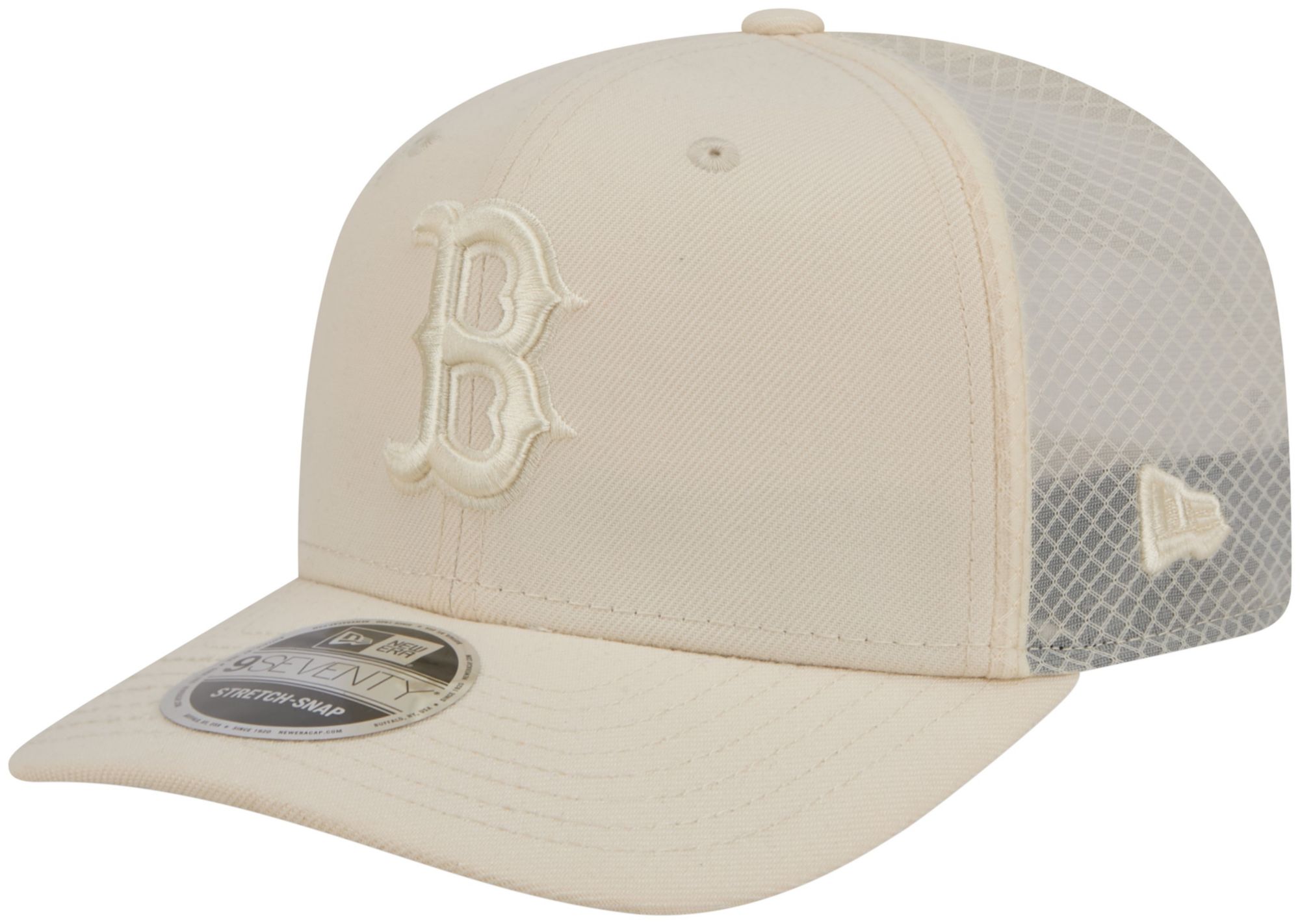 New Era Adult Boston Red Sox Cream Color Pack 9Seventy Adjustable