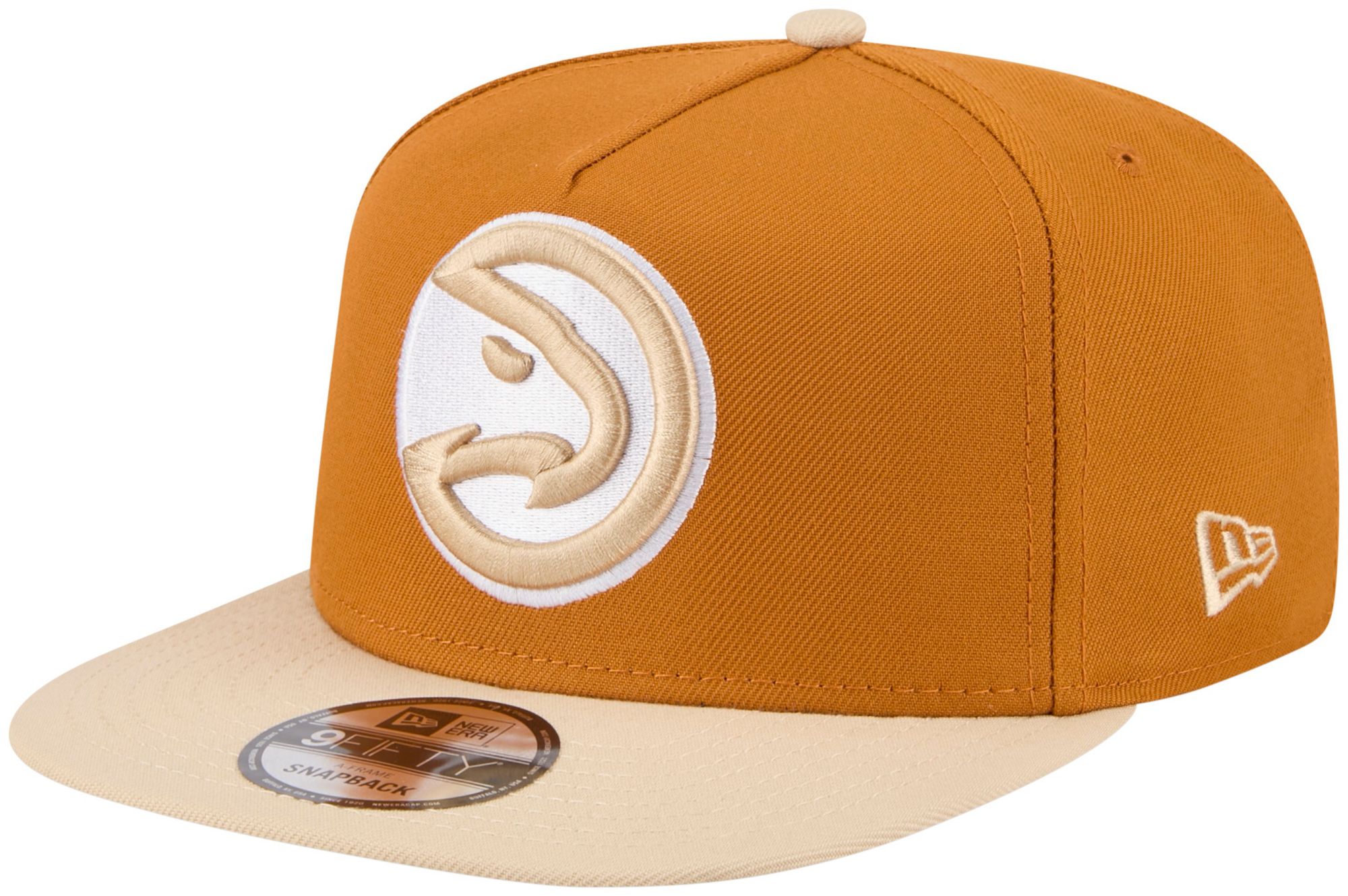 New Era Adult Atlanta Hawks Brown Two Tone 9Fifty A-Frame