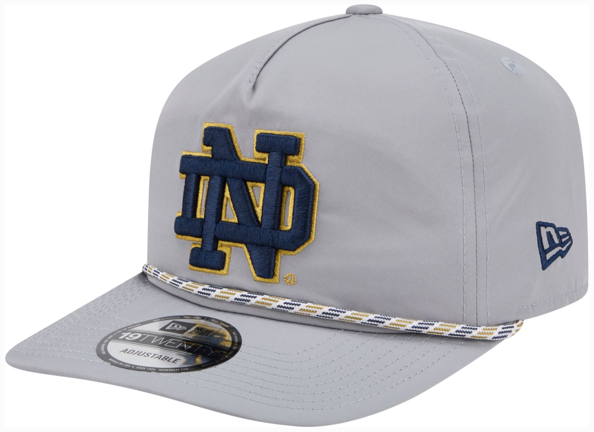 New Era Adult Notre Dame Fighting Irish Gray 19Twenty