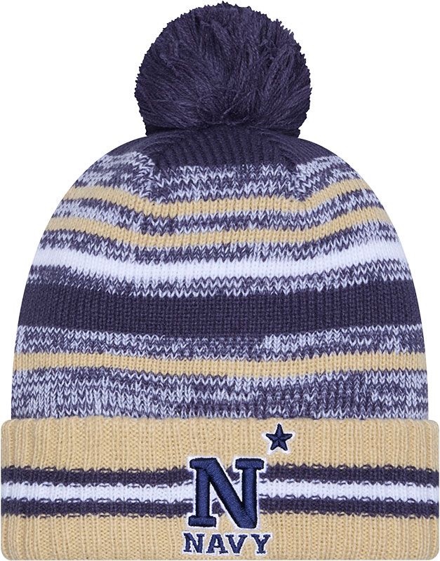 New Era Adult Navy Midshipmen Navy Cheer Knit Hat | Dick's