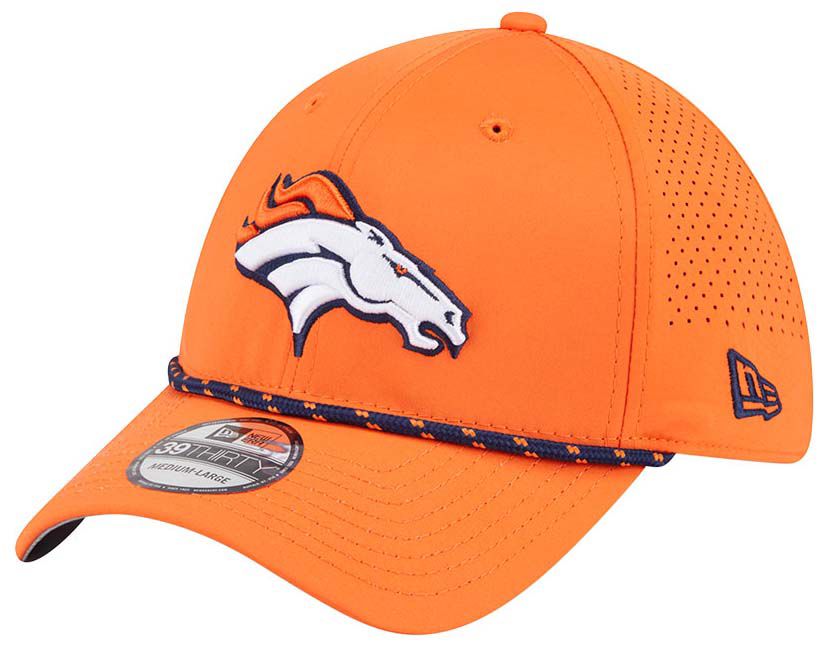 New Era Adult Denver Broncos Orange Perfect 39Thirty Stretch Fit