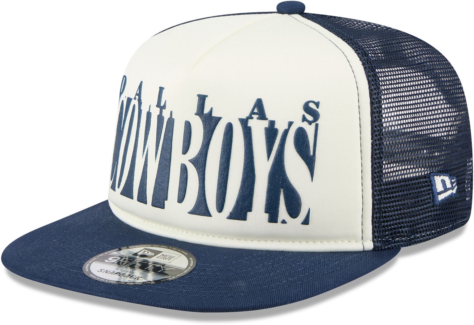 New Era Adult Dallas Cowboys Navy Team Cutout 9Fifty Adjustable