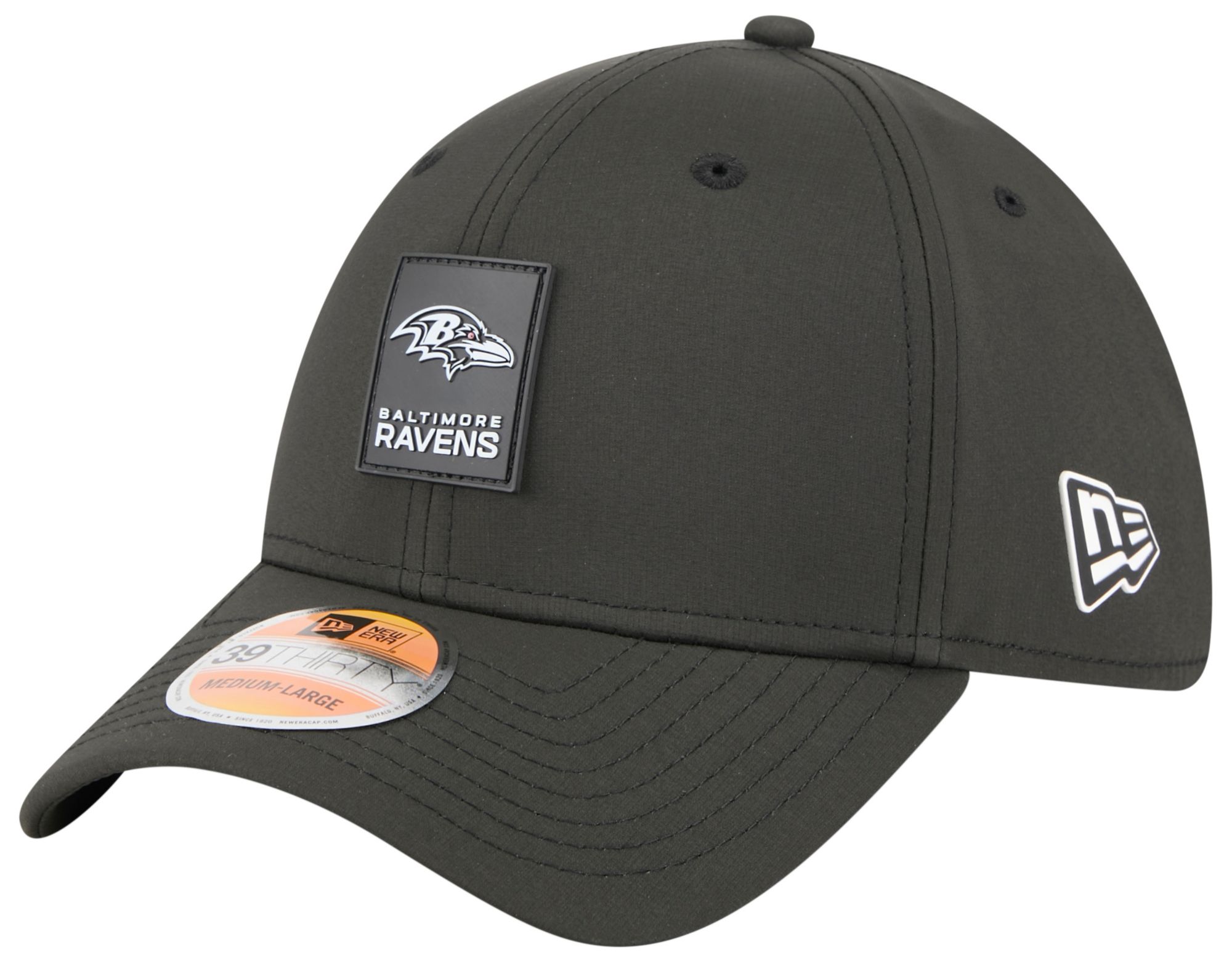 New Era Adult Baltimore Ravens Sideline 2025 Black 39Thirty