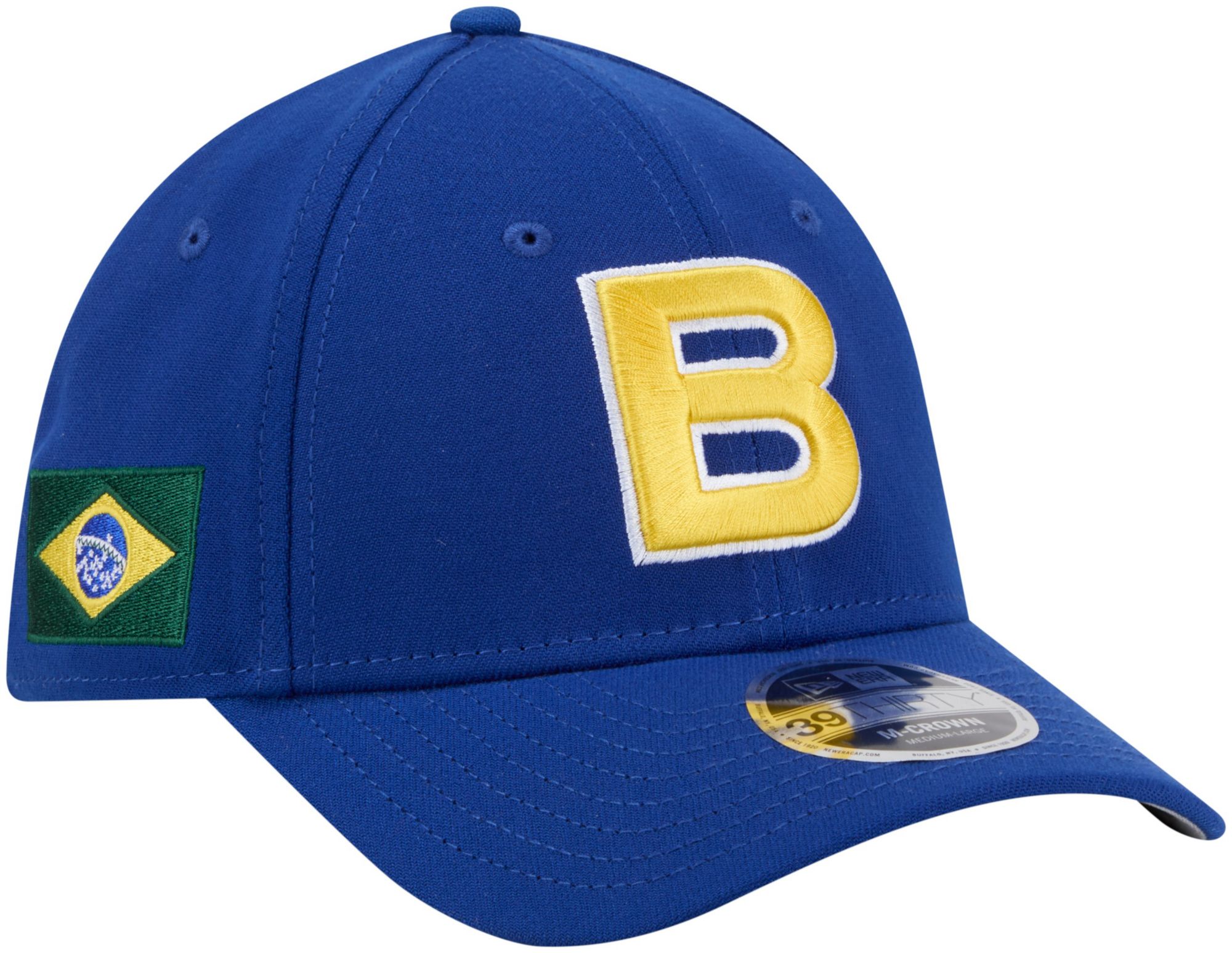 New Era Adult World Baseball Classic 2026 Brazil Logo 39Thirty