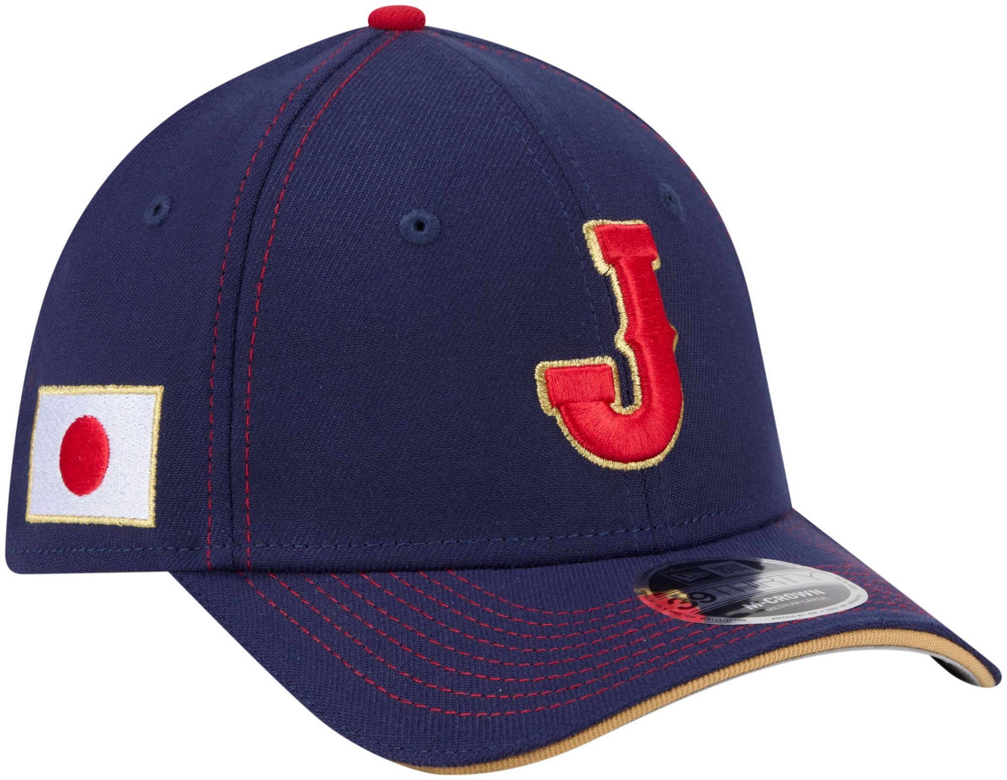 New Era Adult World Baseball Classic 2026 Japan Logo 39Thirty