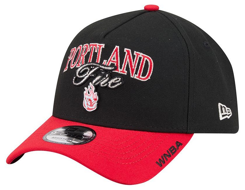 New Era Adult Portland Fire Black Tip Off A-Frame 9Forty