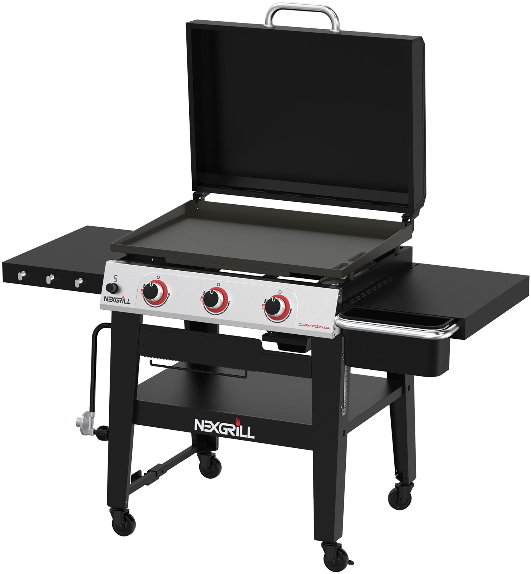 Nexgrill Daytona 3-Burner Propane Gas Grill with Griddle Top