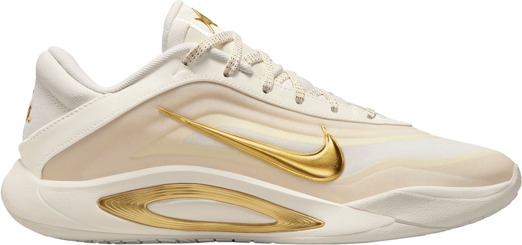 シューズ(男性用) Basketball EP Shoes White 1 Gold Nike Ja