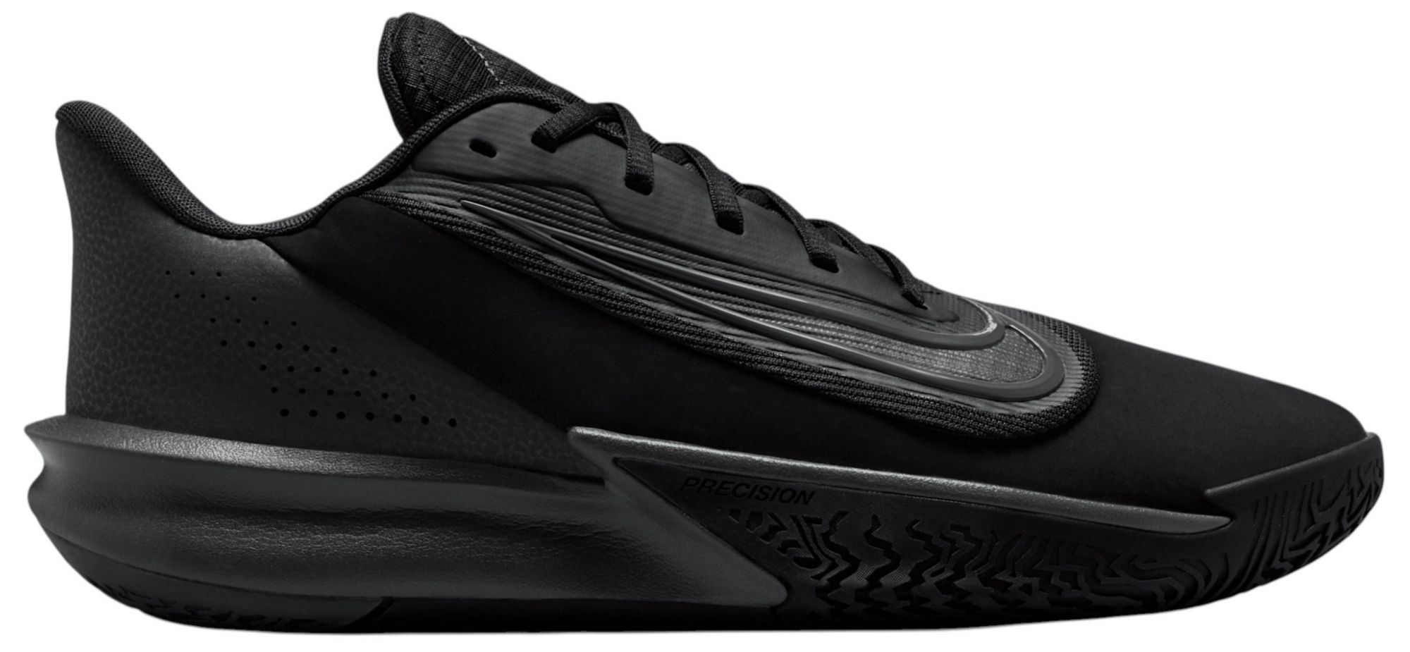 Nike Air Precision ll NBK Black Basketball Sneakers shoes SZ 7 NWOT Nike Precision 7 Basketball Shoe Black/Anthracite | Hibbett main image 2