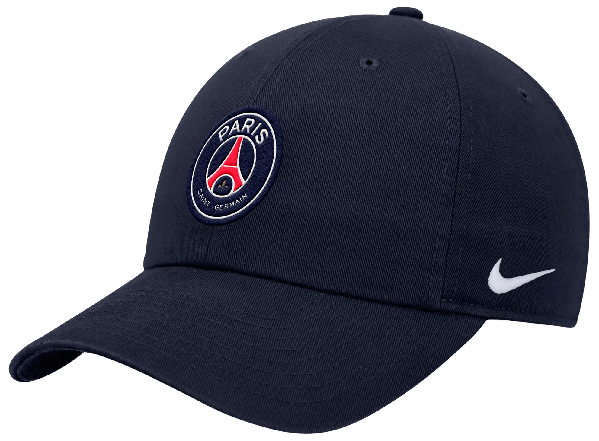 Nike Adult Paris Saint-Germain Blue Logo Slouch Adjustable Hat