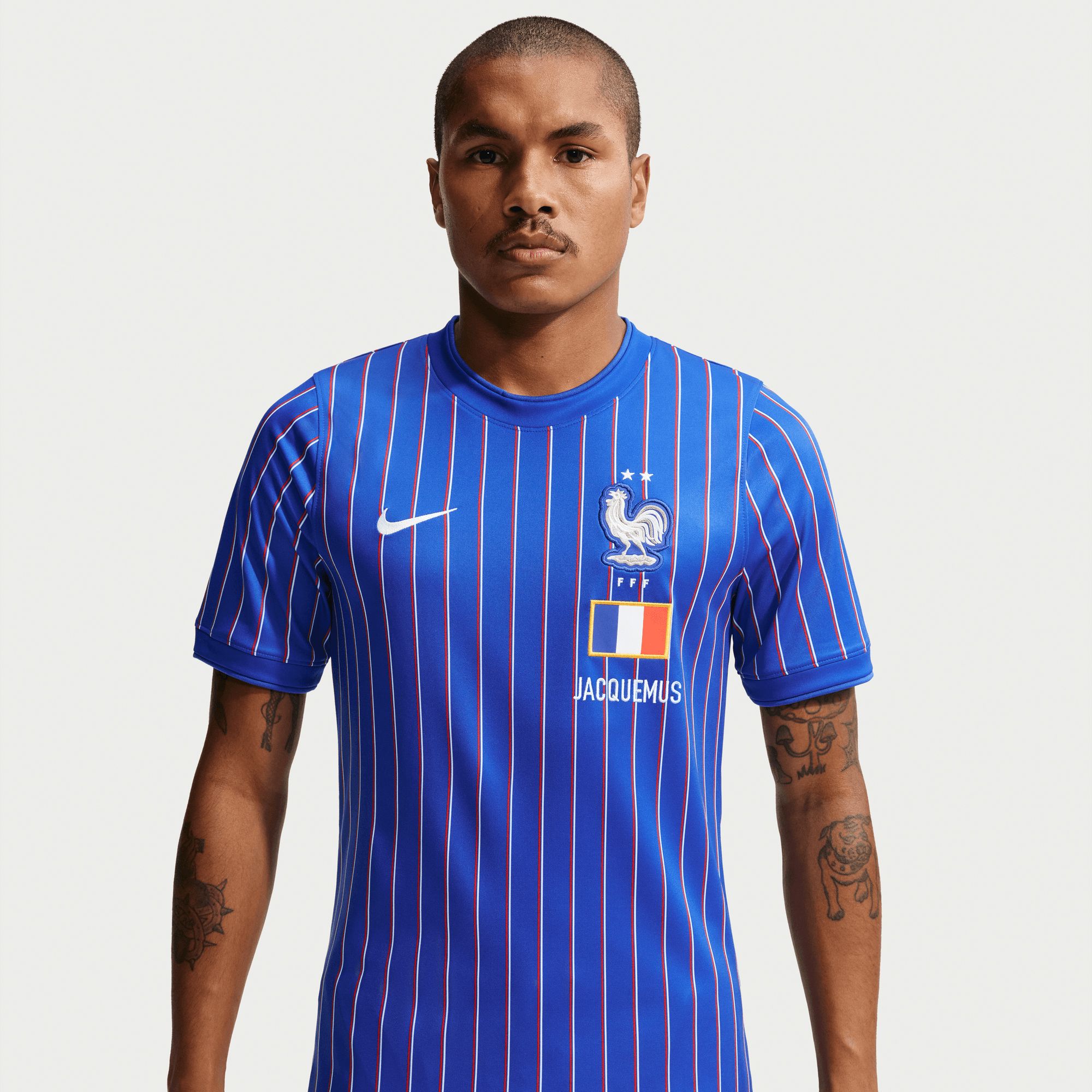 NIKE JACQUEMUS フランス ナイキ サッカー ワールドカップ M Nike X2 Adult France X Jacquemus 2026 Home Prematch Jersey