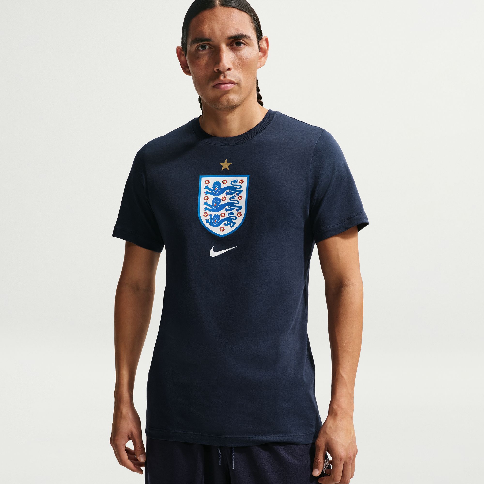 Nike Adult England 2026 Navy Home Crest T-Shirt | Dick's Sporting