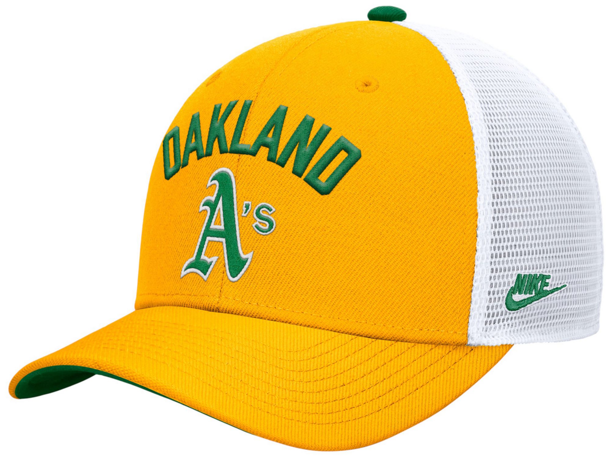 Nike Adult Athletics Yellow Rise Trucker Hat | Dick's Sporting Goods