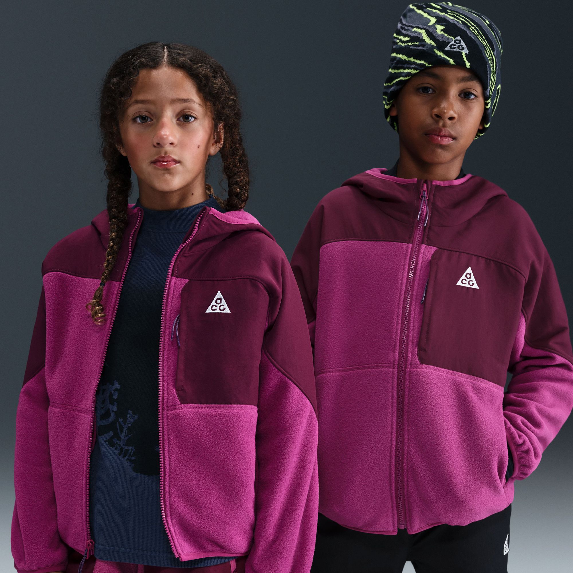 Nike Kids' ACG Wolf Tree Polartec Full-Zip Hoodie | Dick's