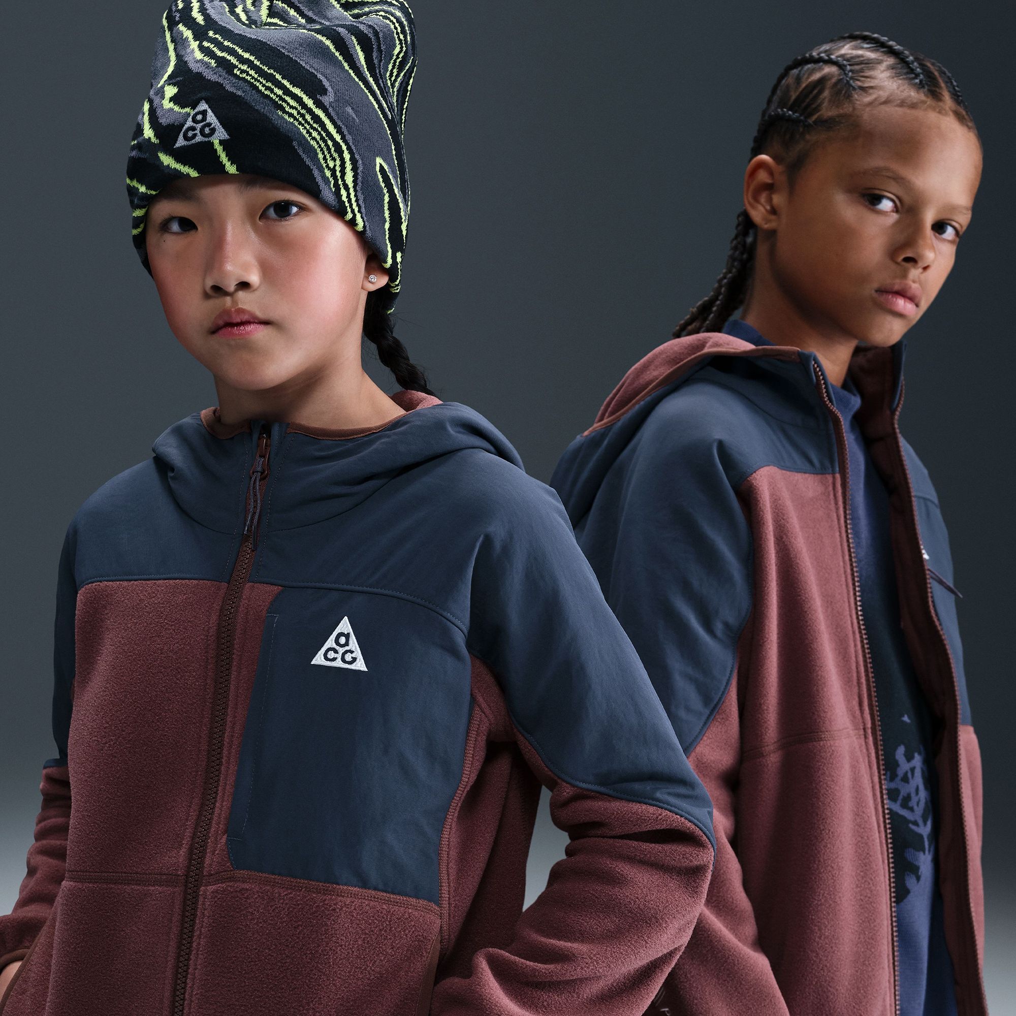 Nike Kids' ACG Wolf Tree Polartec Full-Zip Hoodie | Dick's
