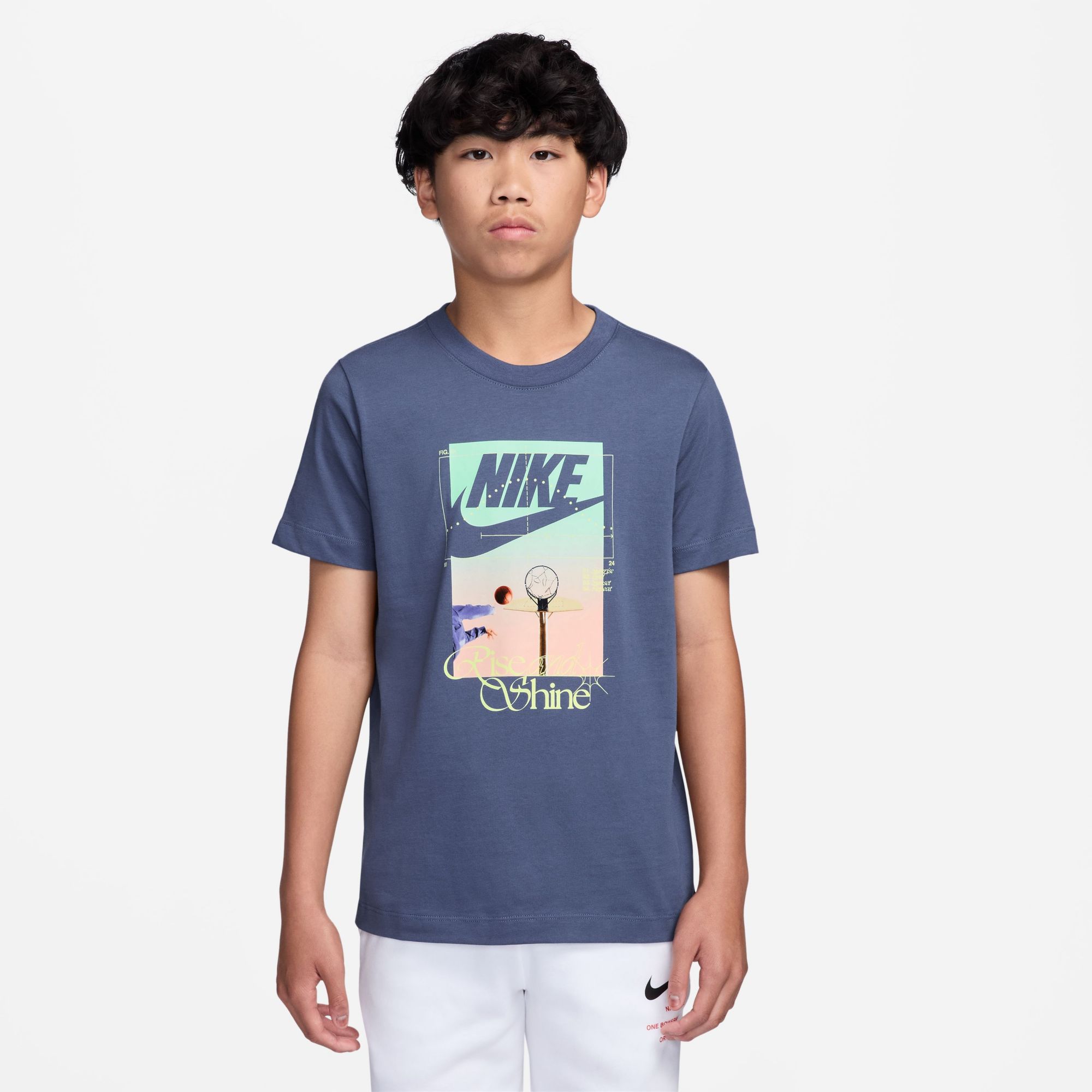Nike Kids' Sportswear Rise And Shine Graphic Tee | Dick's Sporting