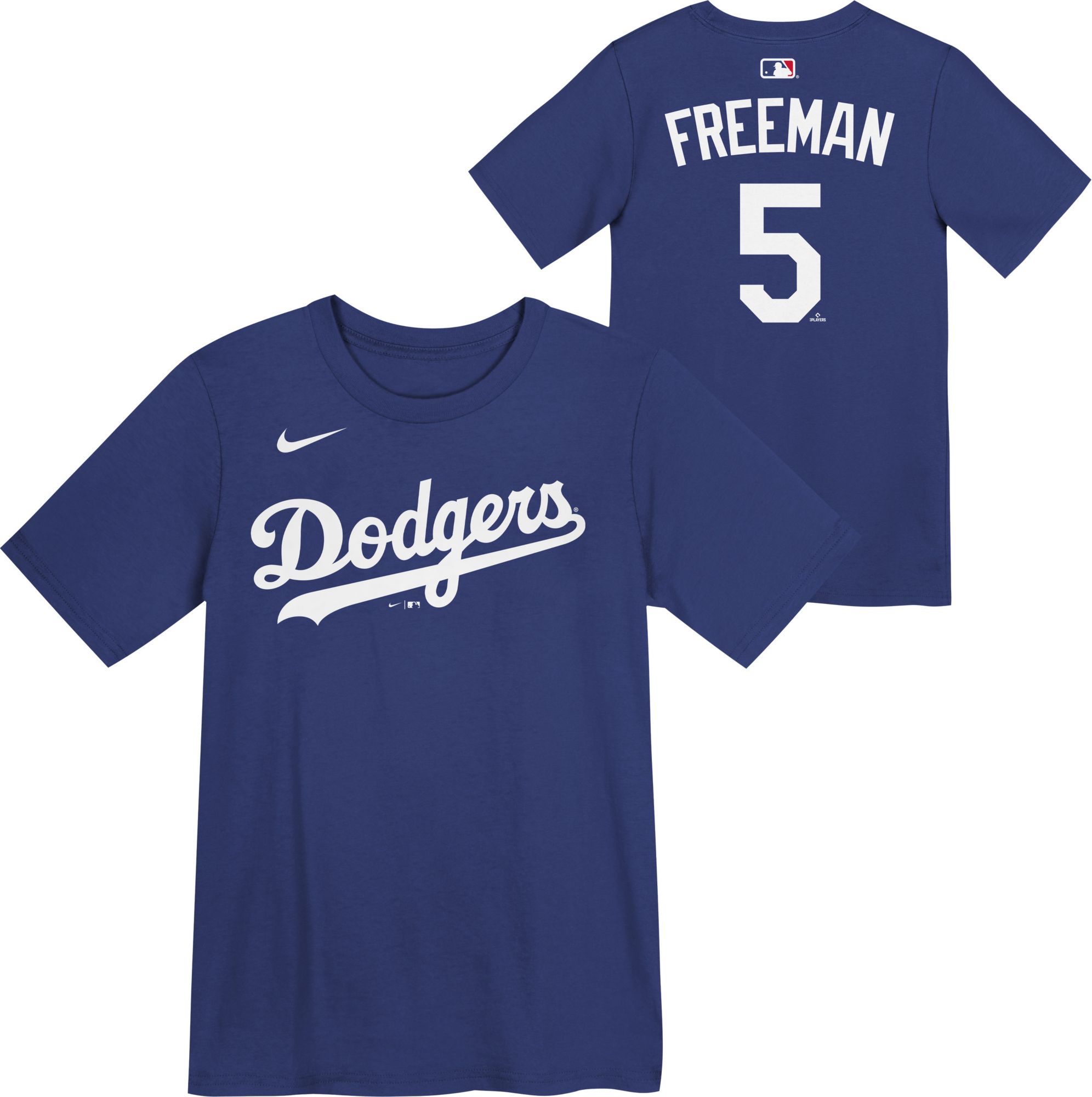 Nike Boys' Los Angeles Dodgers Blue Freddie Freeman #5 Home T
