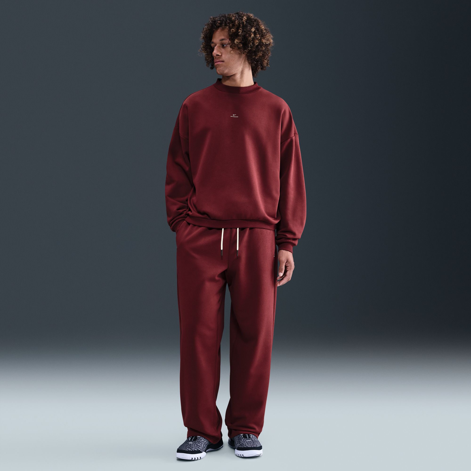 Nike Men's Therma-FIT Standard Issue Brushed Open Hem Pants