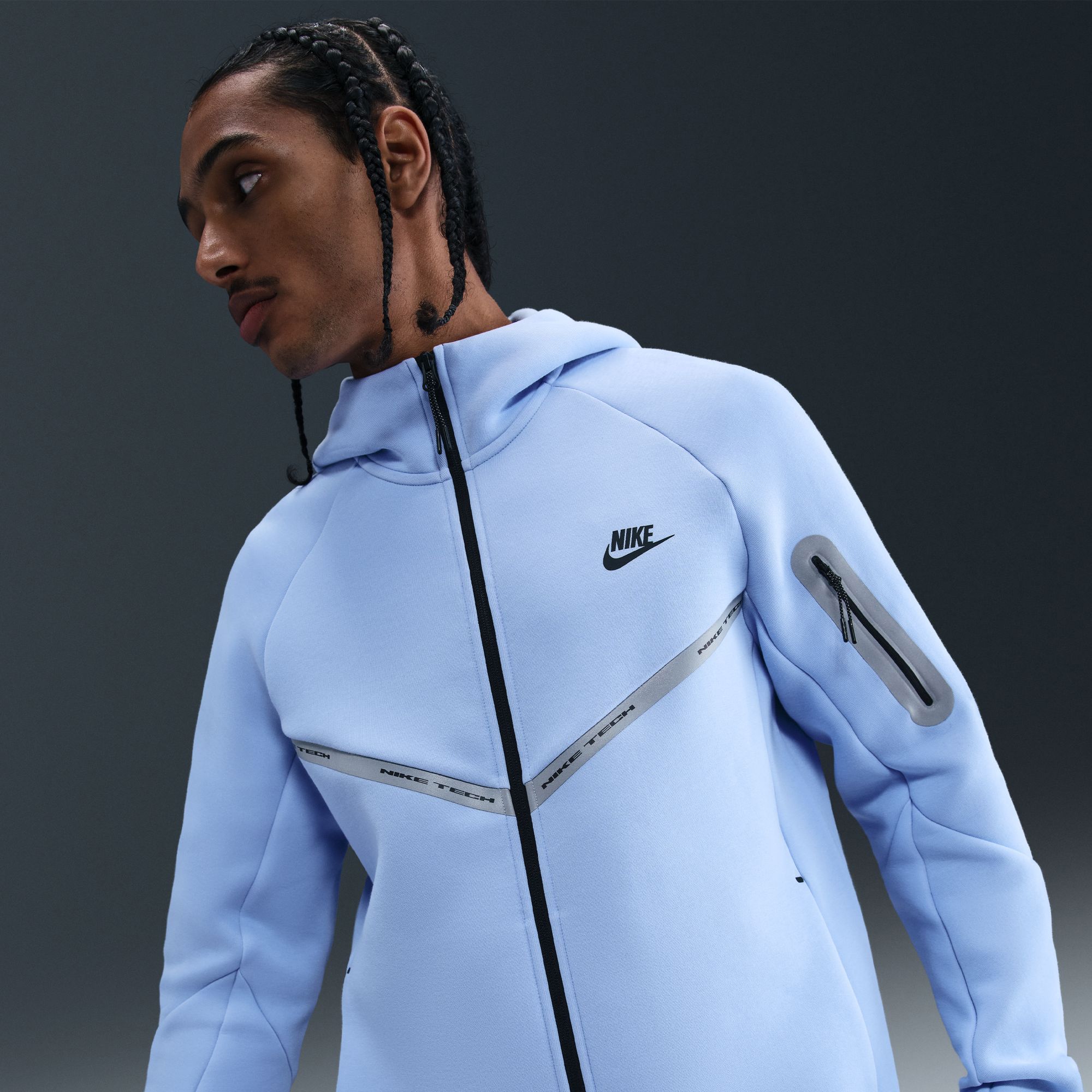 フルジップパーカー Fleece NIKE リフレクティブM Tech