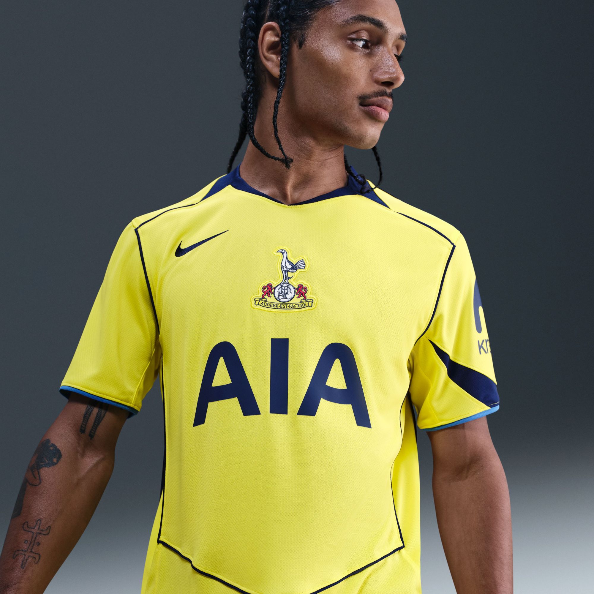 Nike Adult Tottenham Hotspur 2025-26 Yellow Third Replica Jersey
