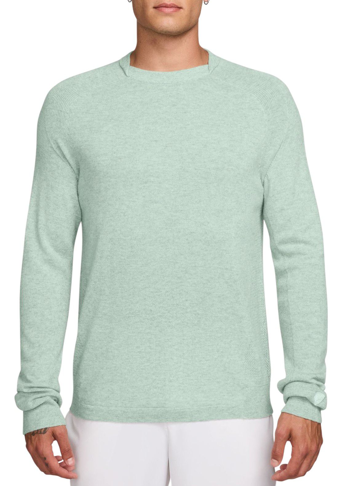 希少美品GOLFWANGゴルフワンセーター サイズM オリーブピンク Nike Men's Tailored Performance Long Sleeve Crewneck Golf Sweater