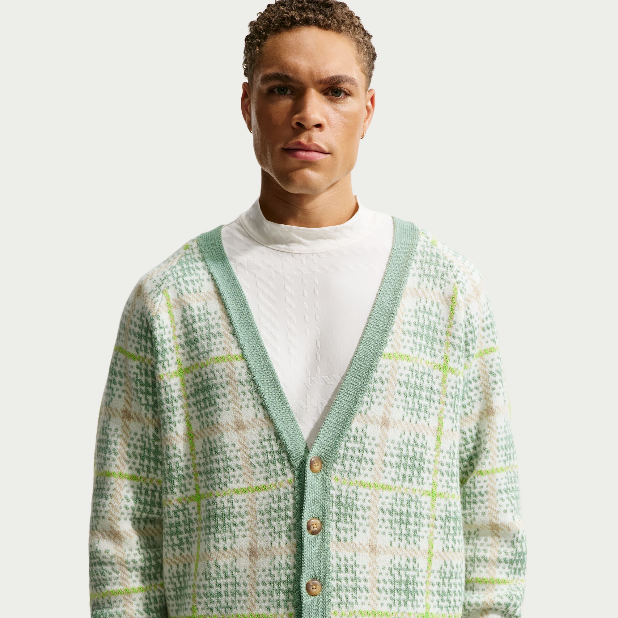 Nike Men's Tartan Loose Golf Cardigan | Dick's Sporting Goods