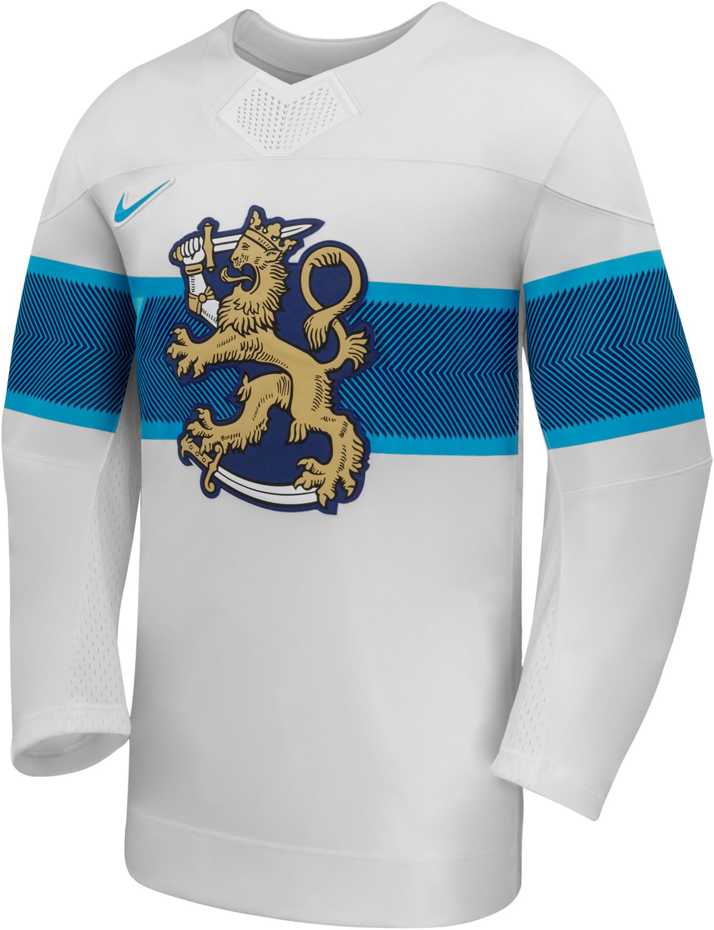 Nike Adult Team Finland 2026 Replica White Hockey Jersey | Dick's