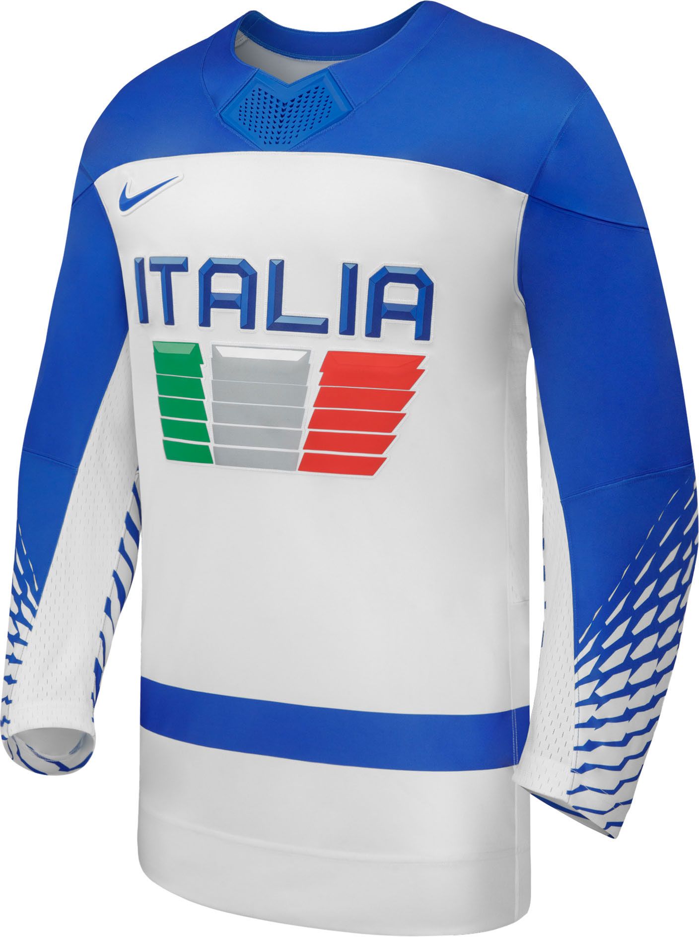 Nike Adult Team Italy 2026 Replica White Hockey Jersey | Dick's