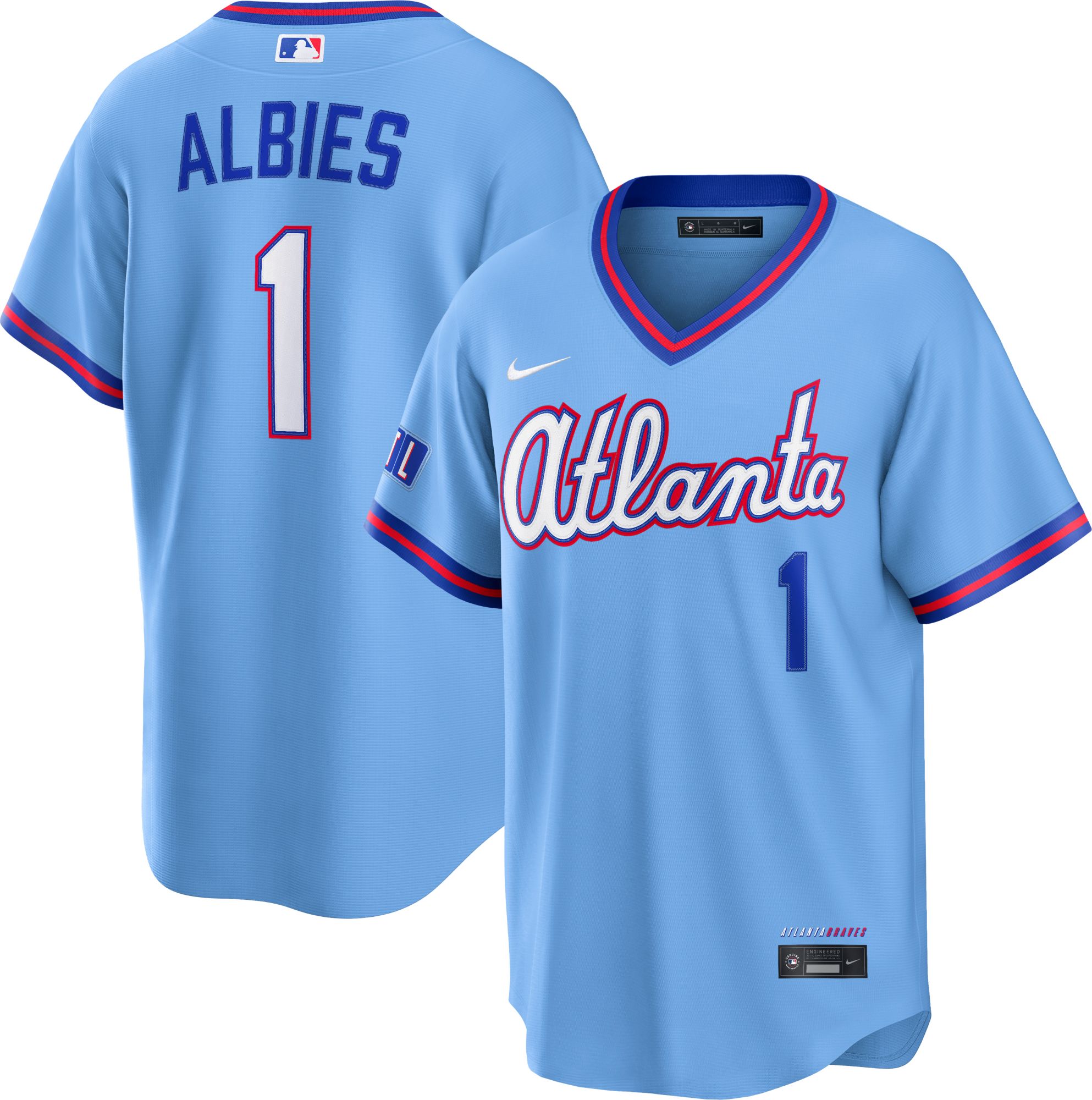 アスレチックユニフォームオーセンティック　バリー・ジト Nike Men's Atlanta Braves Ozzie Albies #1 2026 City Connect