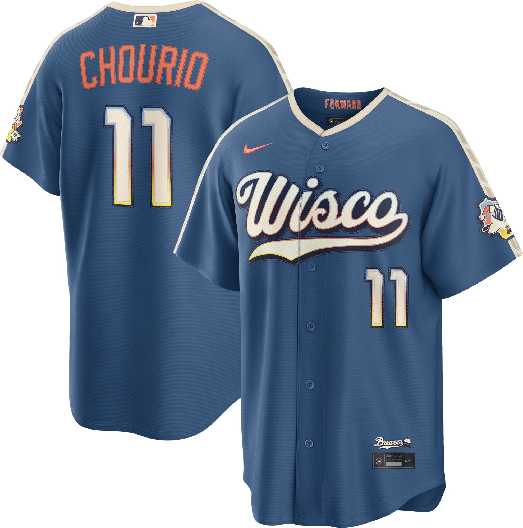 ユニフォーム Nike Men's Milwaukee Brewers Jackson Chourio #11 2026 City Connect