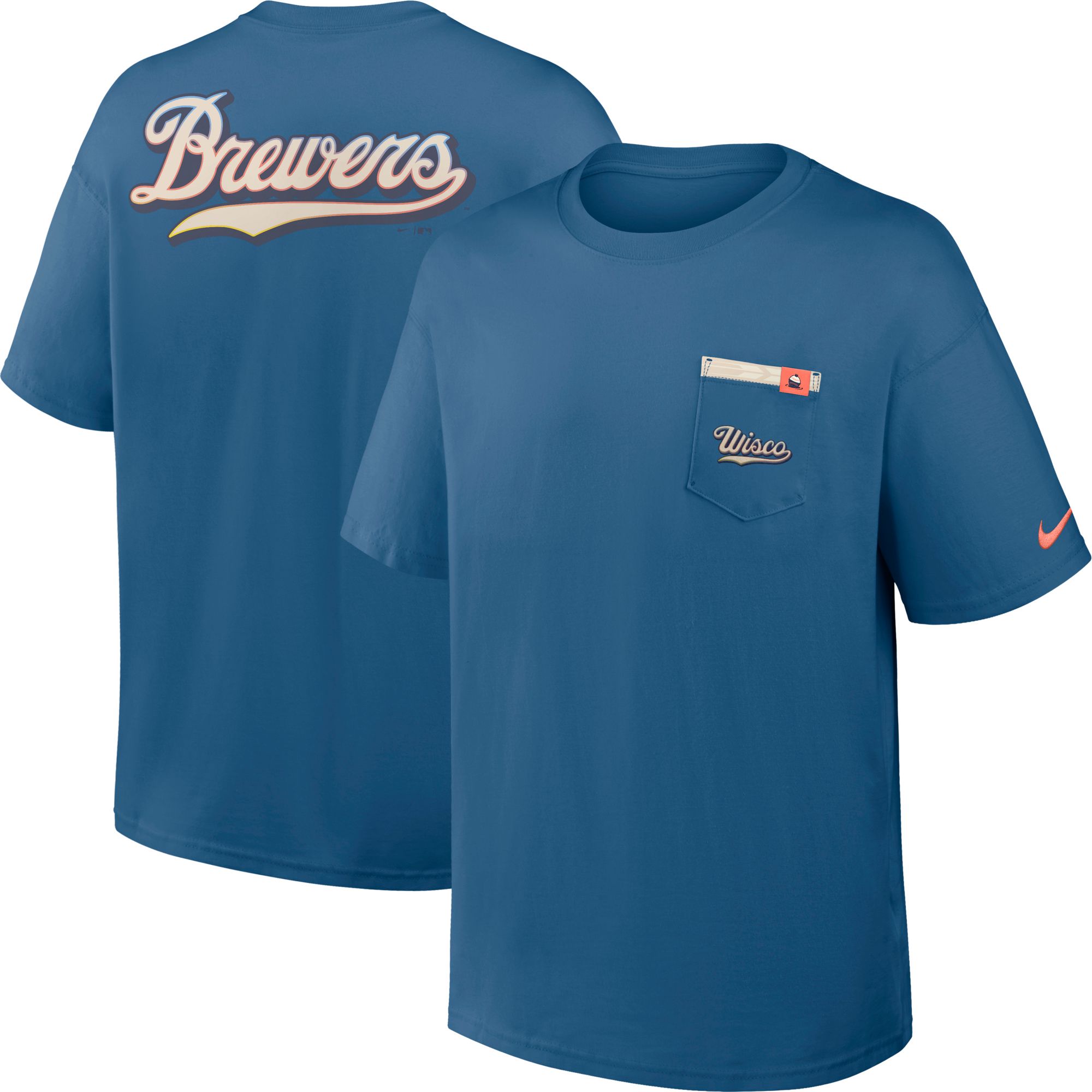 Nike Men's Milwaukee Brewers 2026 City Connect Max90 Pocket T