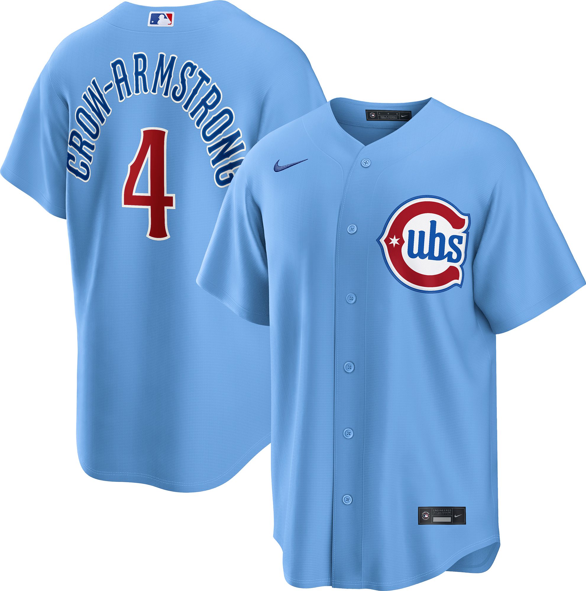Nike Men's Chicago Cubs Blue Pete Crow-Armstrong #4 Alternate