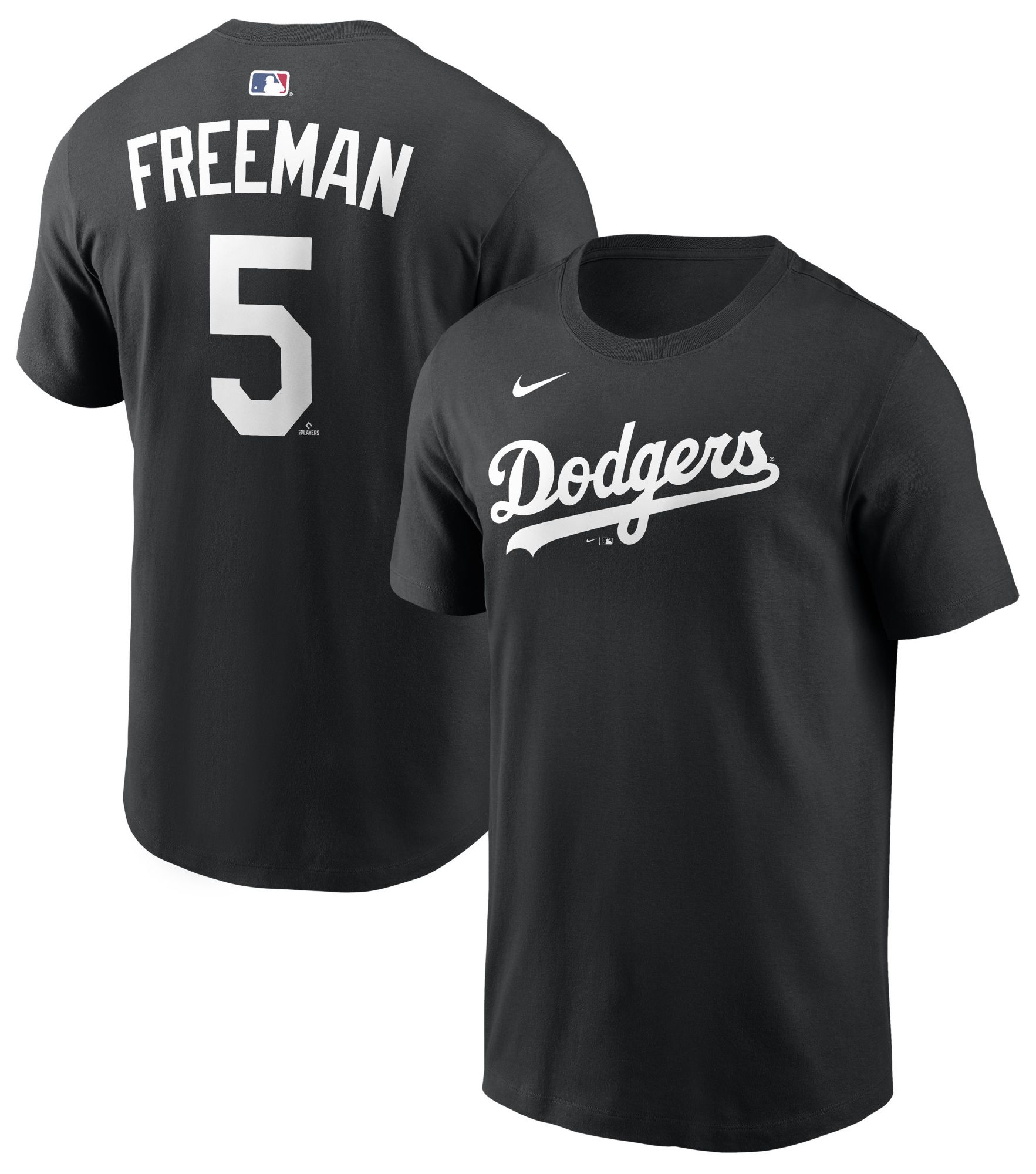 Nike Men's Los Angeles Dodgers Freddie Freeman #5 Black Home T