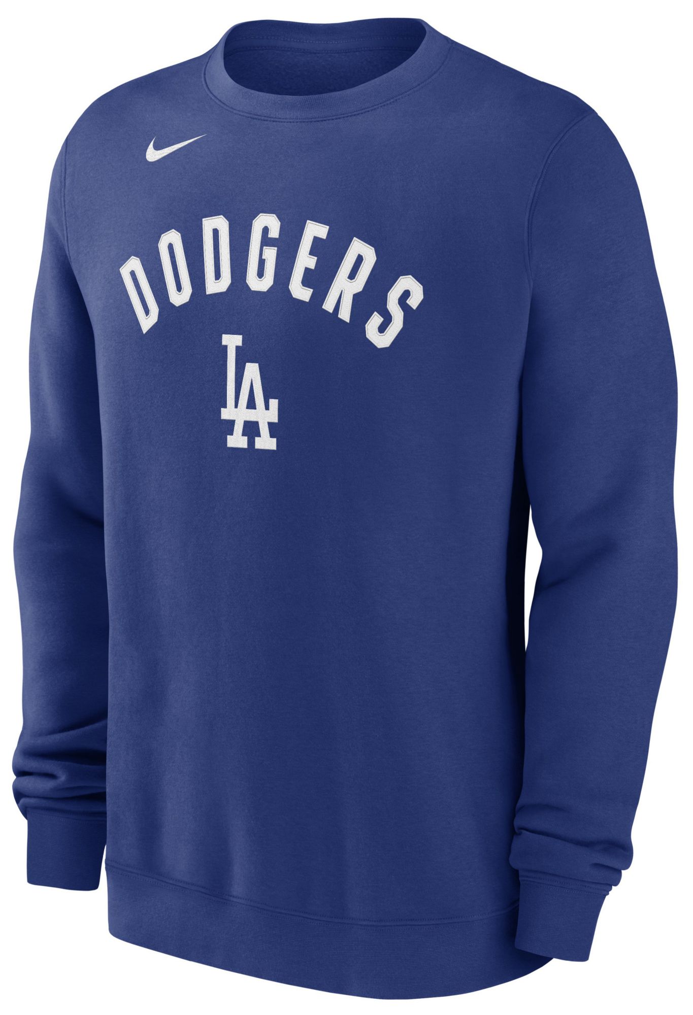 Nike Men's Los Angeles Dodgers Blue Twill Club Hoodie | Dick's