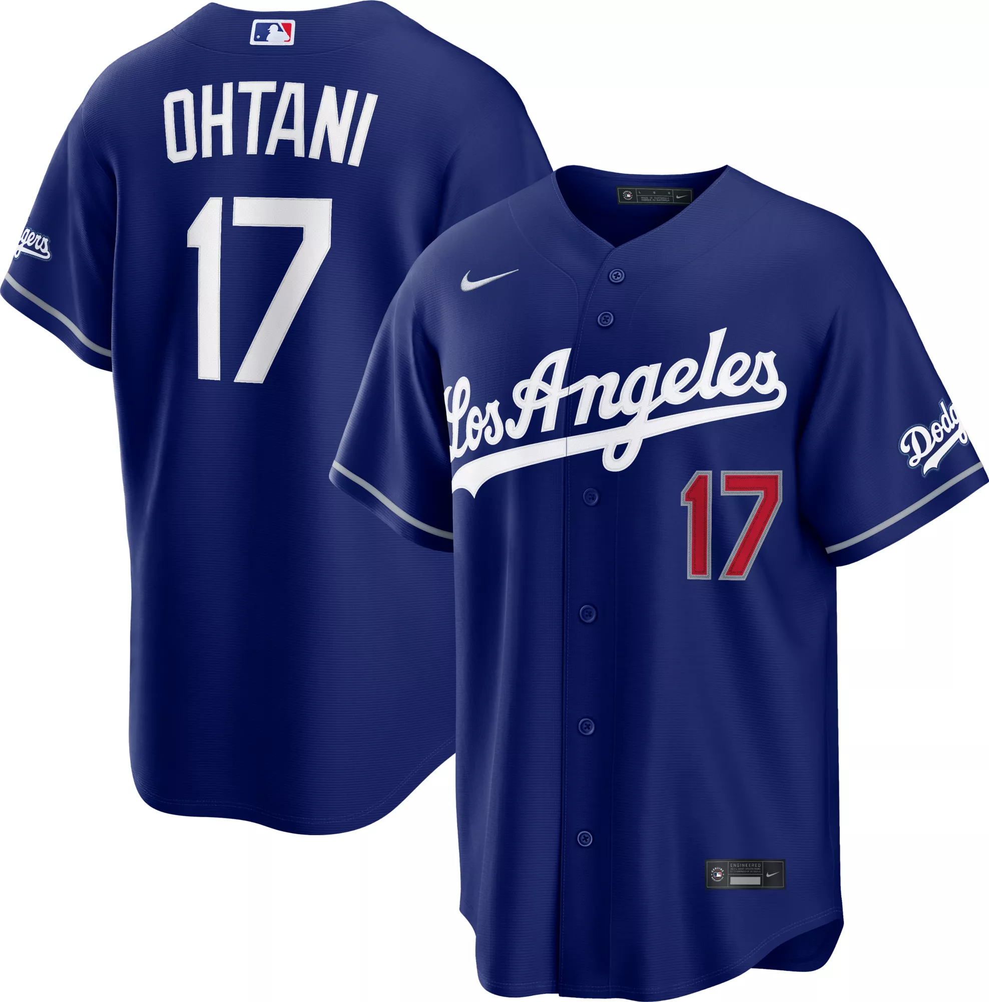 Nike Men's Los Angeles Dodgers Shohei Ohtani #17 Alternate Royal Blue Jersey