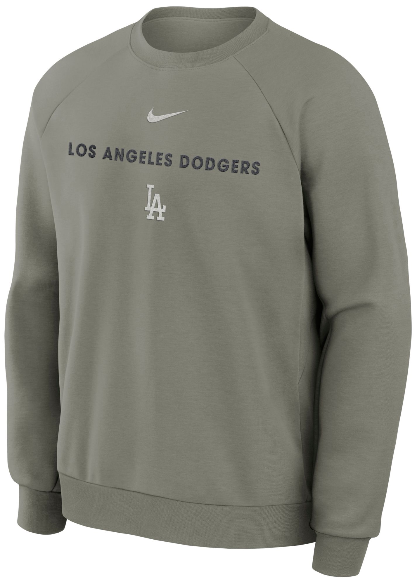 Nike Men's Los Angeles Dodgers Gray Dri-FIT Primary Fleece UV