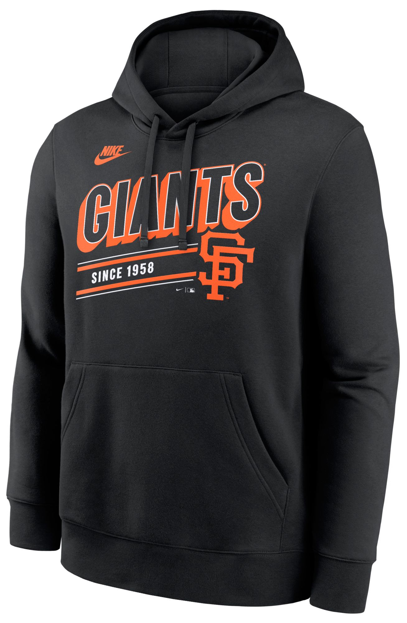 Nike Men's San Francisco Giants Black Retro Club Hoodie | Dick's
