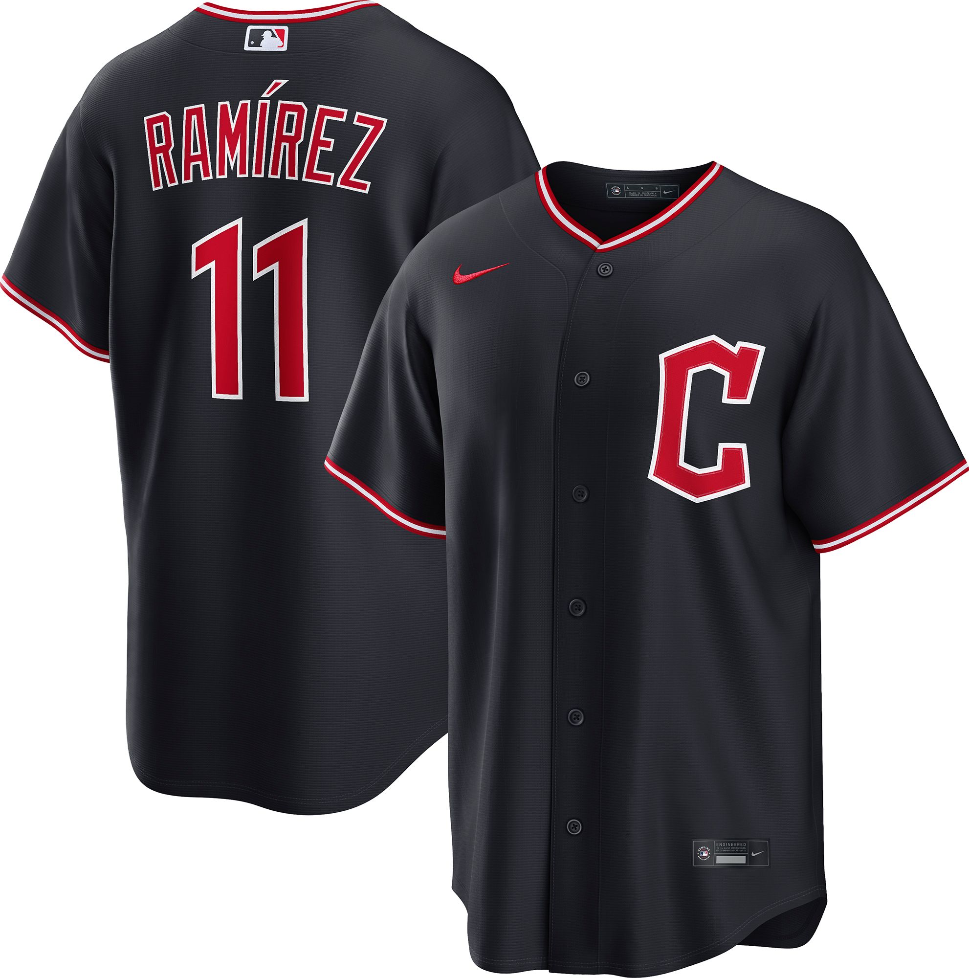 Nike Men's Cleveland Guardians Jose Ramirez #11 Blue Alternate