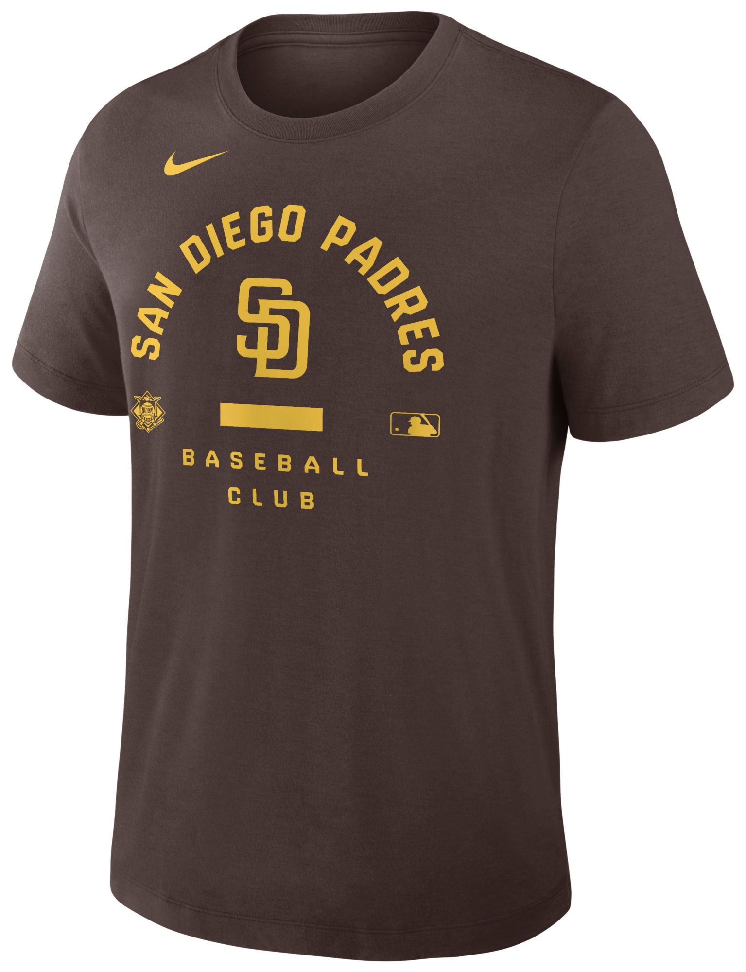 シャツ NIKE SD PADRED BASEBALL SHIRTS SIZE XL Nike Men's San Diego Padres Brown Authentic Collection Early Work