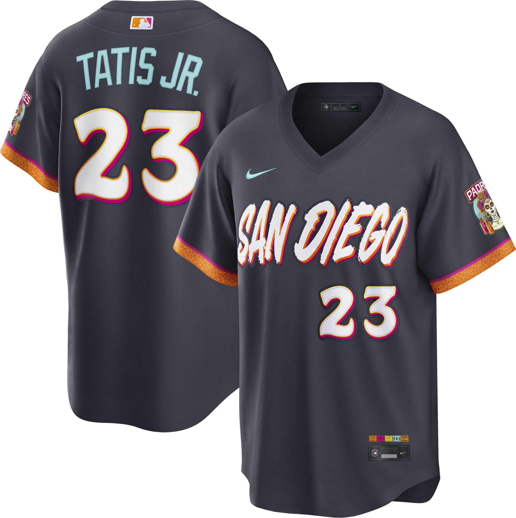 ど*じ様 San Diego Padres Tatis Jr. ユニフォーム 25NIKMMLBPDRSNVYTSDP_is