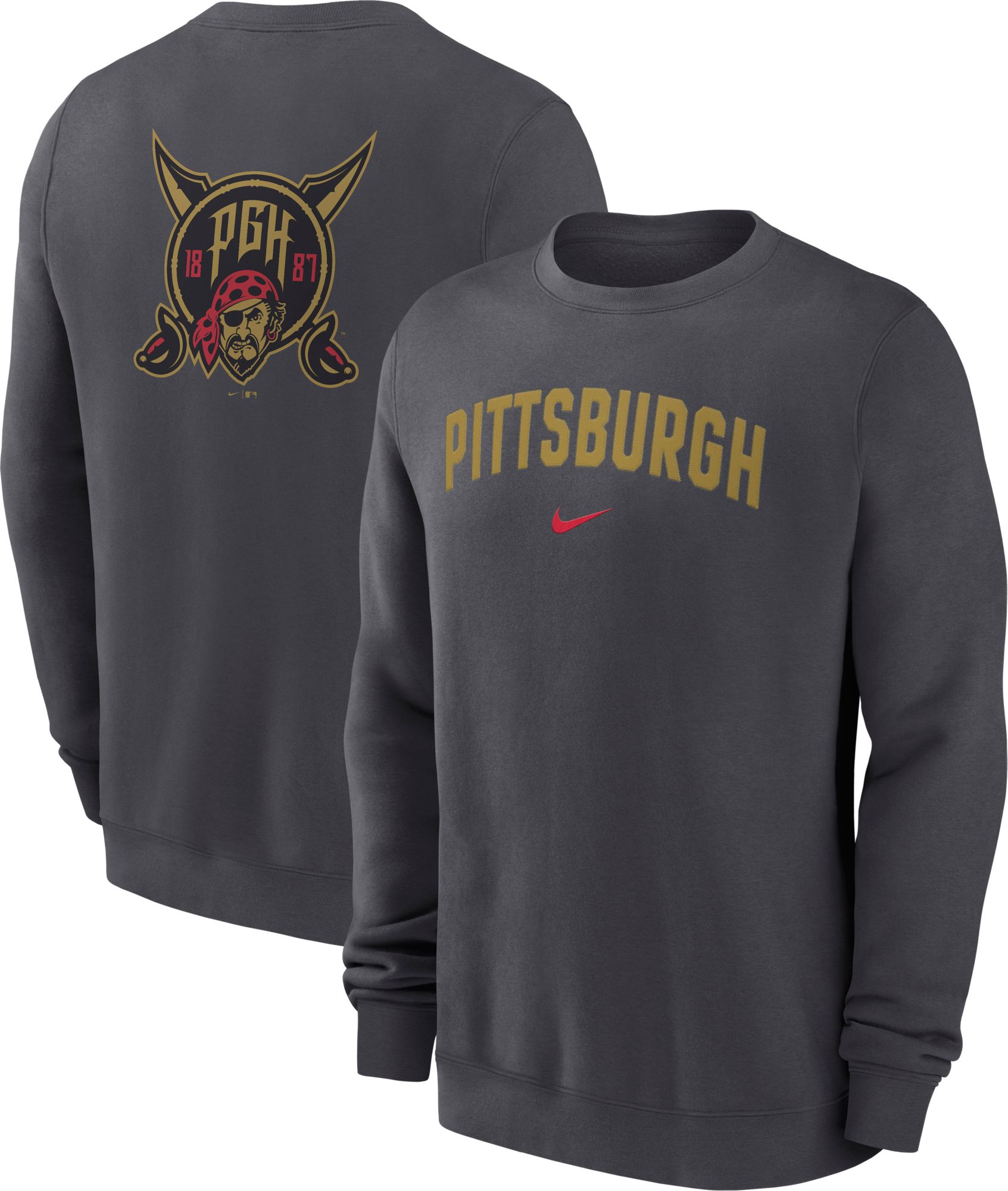 Nike Men's Pittsburgh Pirates 2026 City Connect 2 Hit Crewneck