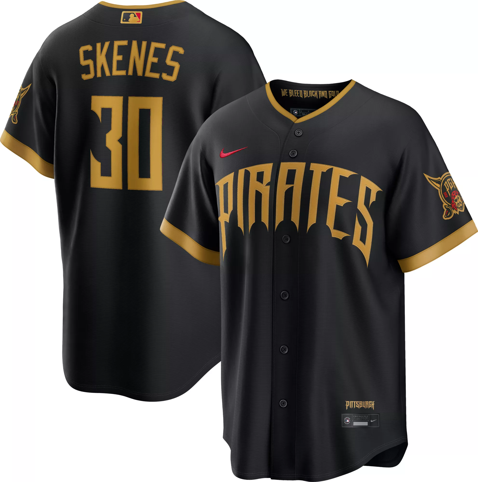 Nike Men's Pittsburgh Pirates Paul Skenes #30 2026 City Connect Stadium Jersey