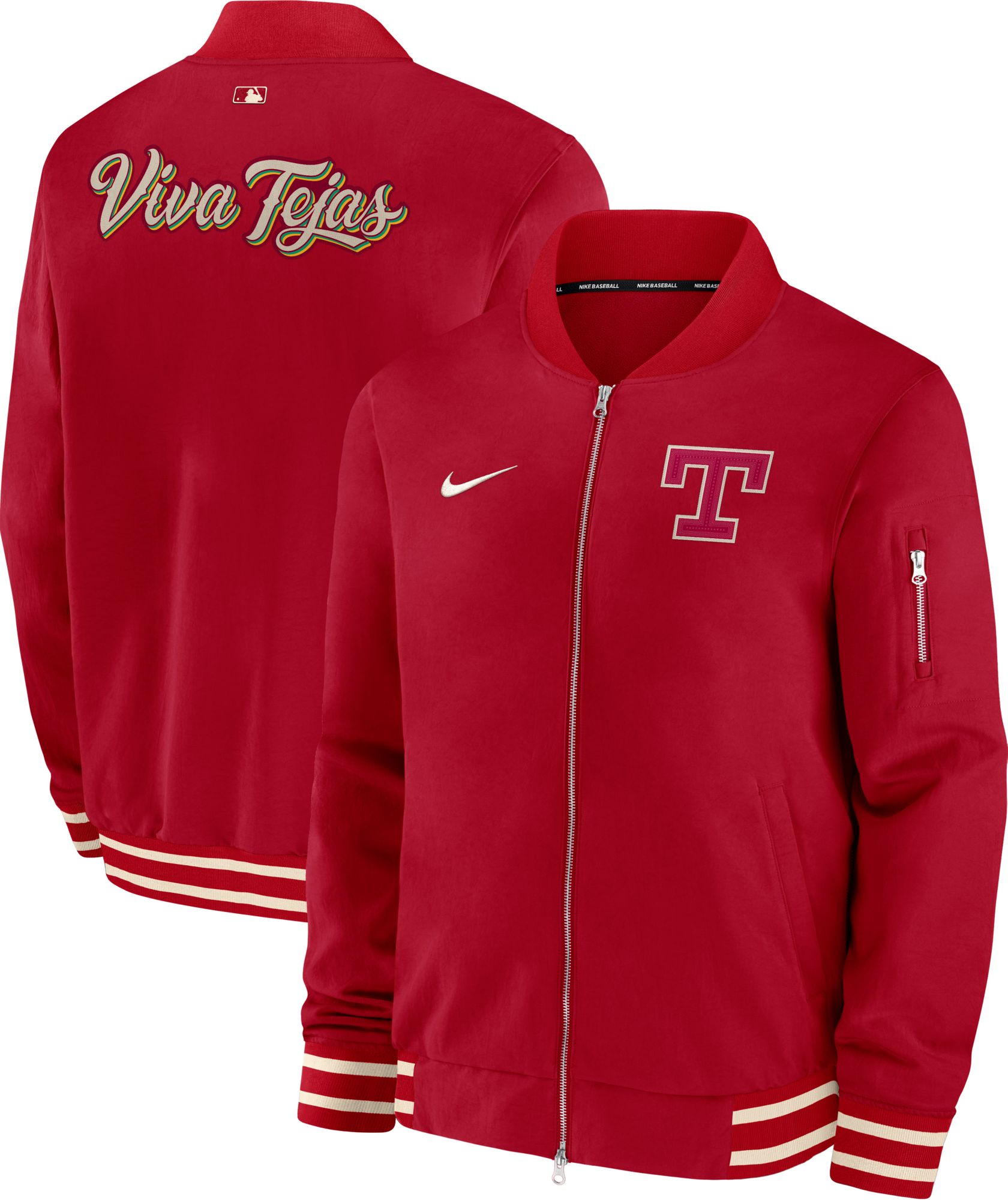 Nike Men's Texas Rangers 2026 City Connect Bomber Jacket | Dick's