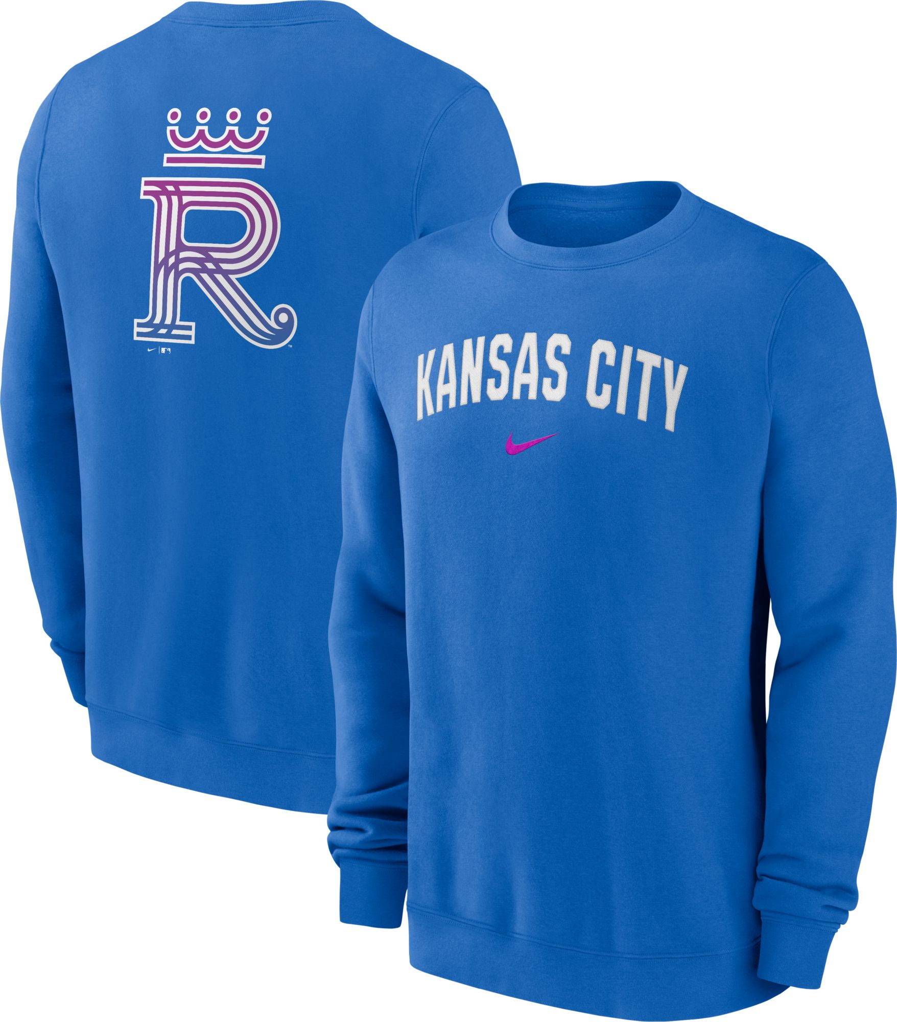 Nike Men's Kansas City Royals 2026 City Connect 2 Hit Crewneck