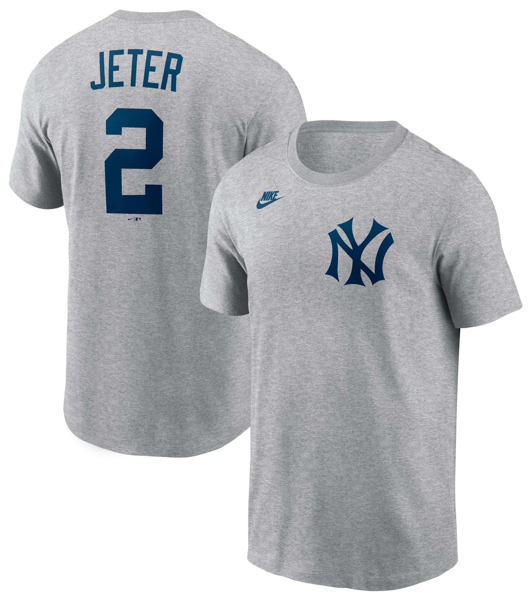 Nike Men's New York Yankees Derek Jeter #2 Navy Cooperstown T